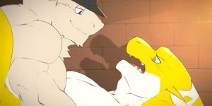 gay furry animation - BACKSTREETS DRAGON