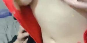 Akatsuki Cosplay Teen Girl Masturbate Cock