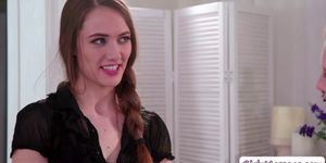 Lovely Samantha Hayes gets pussy licked in a massage fuck with Lily (Lily Rader)