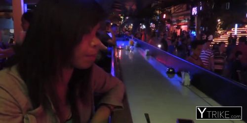 Busty little Asian rides the cock hard