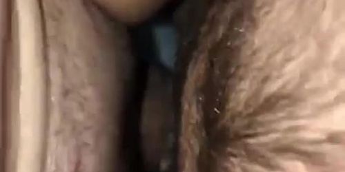 Wife Takes Cock In Wet Pussy, Cums Hard. Close Up.