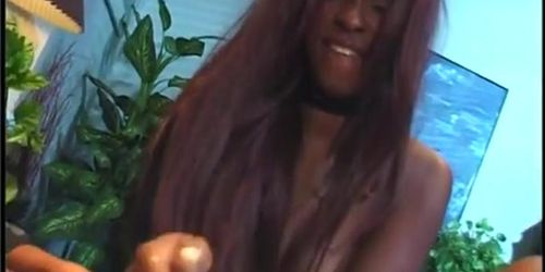 Ebony slut getting her ass fucked
