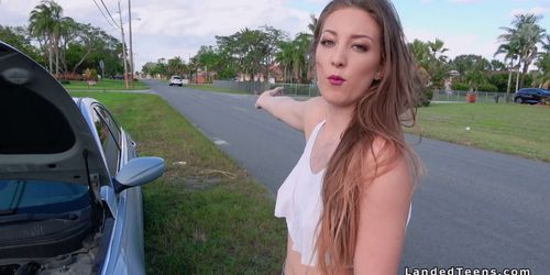 I KNOW THAT GIRL - Natural busty teen hitchhiker banging pov (Jessie Wylde, Teen Jessie)