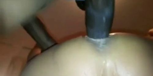 Squirting Vanilla Assfuck BBC - video 1