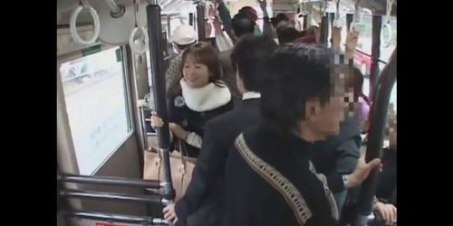 Japanese sexual harassment on the bus PART-1