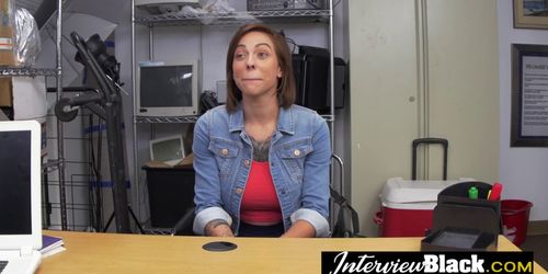 Horny tattooed teen with very nice asshole wants to get tested by this casting agent with huge cock