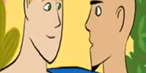 Gay Cartoon - Pool - Tnaflix.com