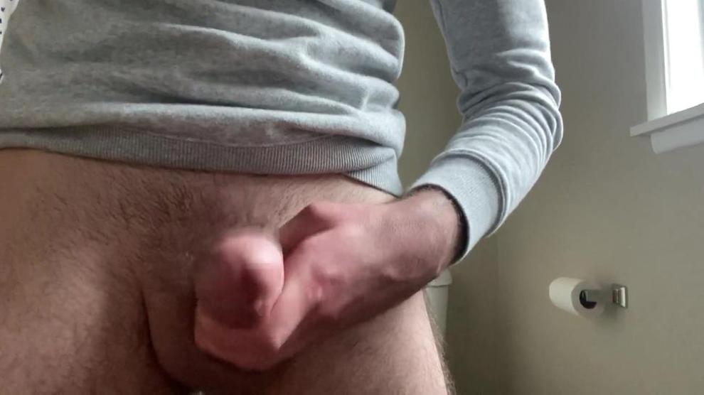 Jerking My Big Uncut Fat Armenian Dick